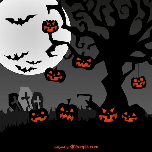 Fondo espeluznante para Halloween | Descargar Vectores gratis Fondo espeluznante para Halloween | Descargar Vectores gratis