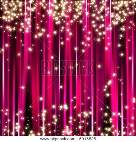 Fondo de estrellas rosa brillo Fotos stock e Imágenes stock | Bigstock