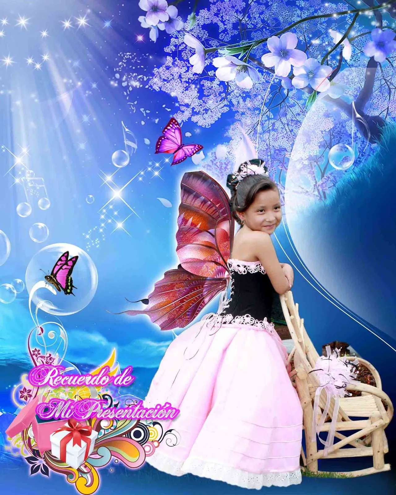 Fondo de fantasia para Presentaciòn de niña - **El blog del ...