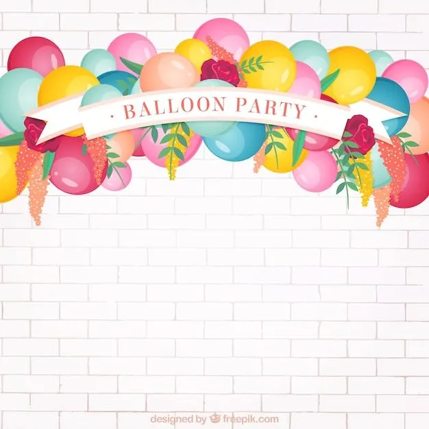 Fondo de fiesta del globo | Descargar Vectores gratis Fondo de fiesta del globo | Descargar Vectores gratis