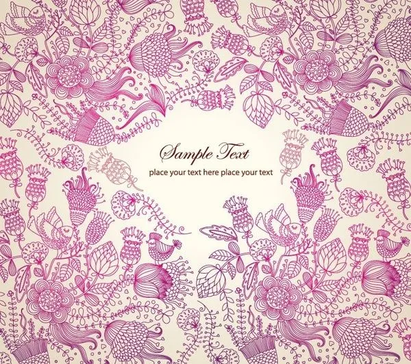 Fondo floral vintage Vector floral - vectores gratis para su ... Fondo floral vintage Vector floral - vectores gratis para su ...