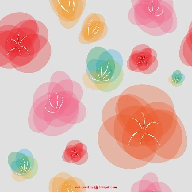 Fondo de flores abstractas | Descargar Vectores gratis