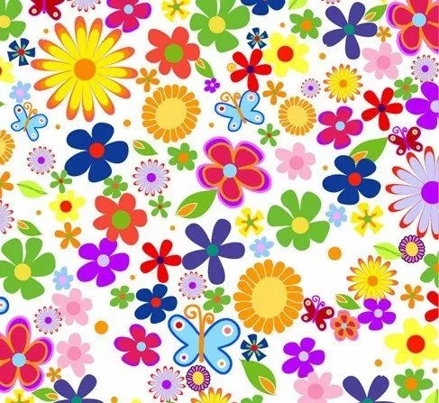 Fondo de flores de primavera, Vectores - 365PSD.com