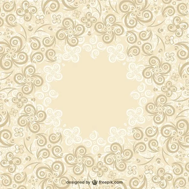 Fondo con formas florales | Descargar Vectores gratis Fondo con formas florales | Descargar Vectores gratis