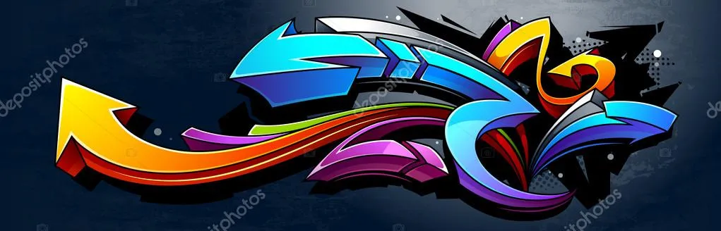 Fondo de graffiti — Vector stock © Vecster #14103259