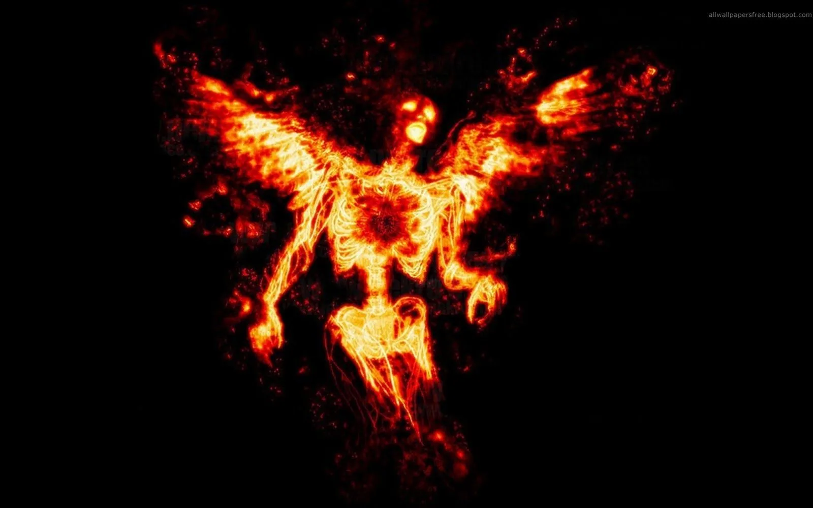 Fondos de Pantalla | Wallpapers: Fondo HD esqueleto fuego Fondos de Pantalla | Wallpapers: Fondo HD esqueleto fuego