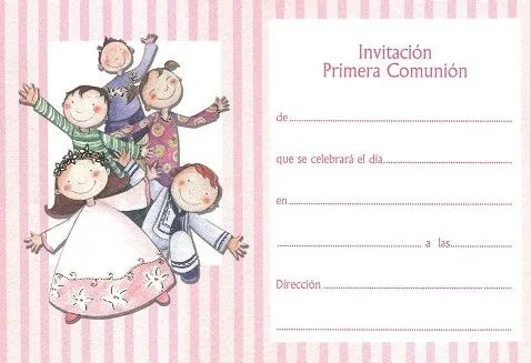 Fondos para invitación de la Primera Comunión - Imagui