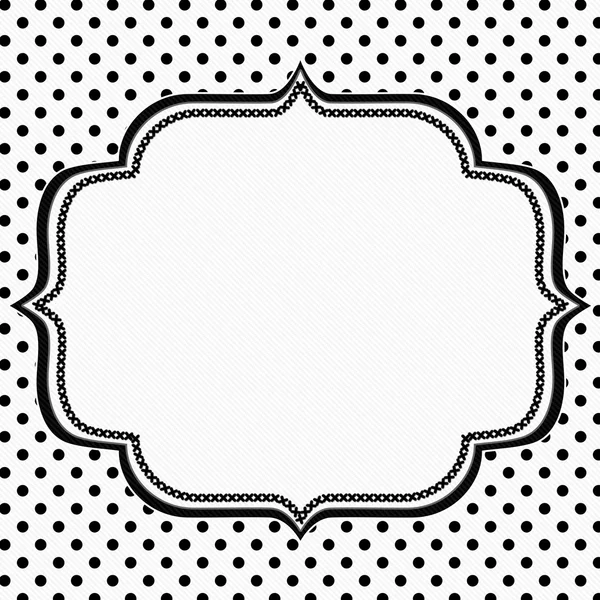 Fondo de lunares blanco y negro con bordados — Foto stock © karenr ... Fondo de lunares blanco y negro con bordados — Foto stock © karenr ...