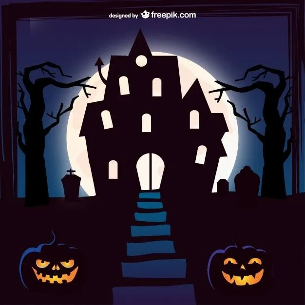 Fondo de mansión para Halloween | Descargar Vectores gratis Fondo de mansión para Halloween | Descargar Vectores gratis