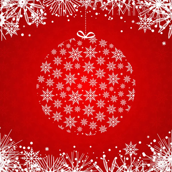 Fondo de Navidad rojo — Vector stock © Roman_Volkov #32013631