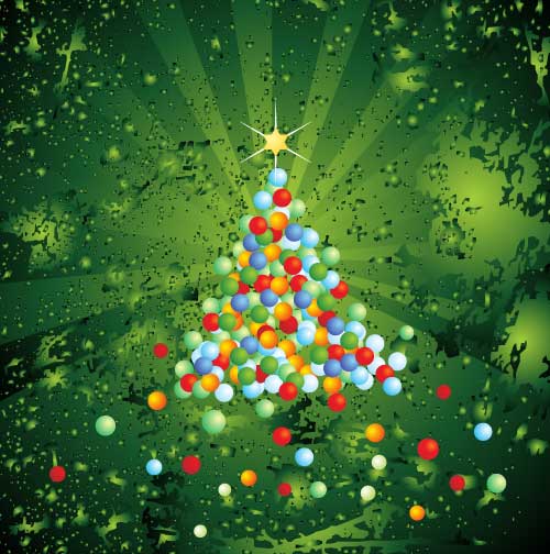 Fondo navideño en color verde -
