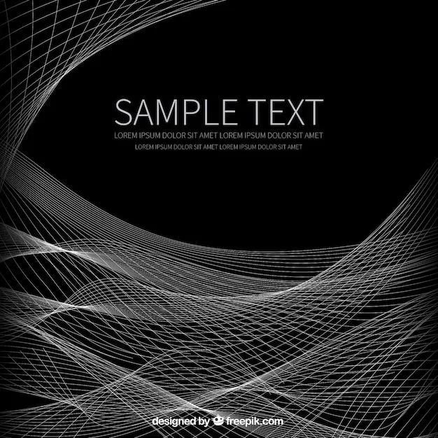 Fondo negro en estilo abstracto | Descargar Vectores gratis