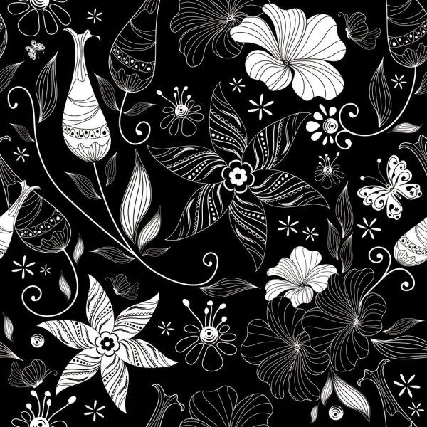 Fondo negro florales vector 03 Vector de fondo - vectores gratis para ... Fondo negro florales vector 03 Vector de fondo - vectores gratis para ...