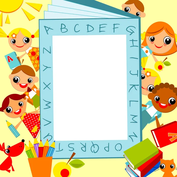 fondo de los niños — Vector stock © Usikova #7649468