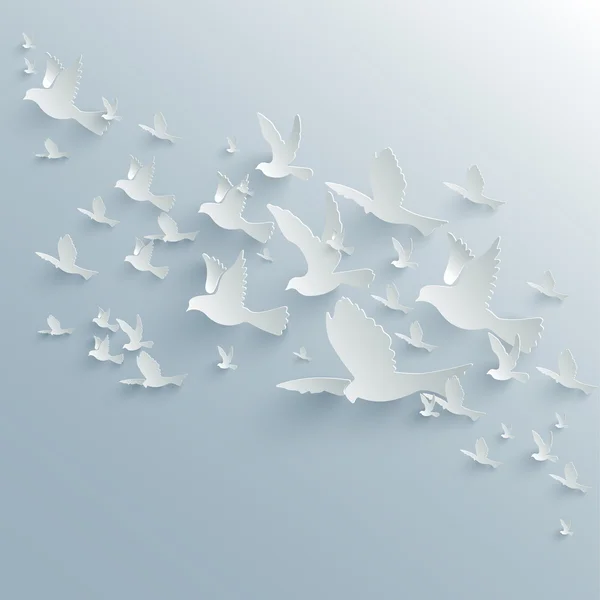 fondo con palomas de papel — Vector stock © ClassyCatStudio #21458409 fondo con palomas de papel — Vector stock © ClassyCatStudio #21458409