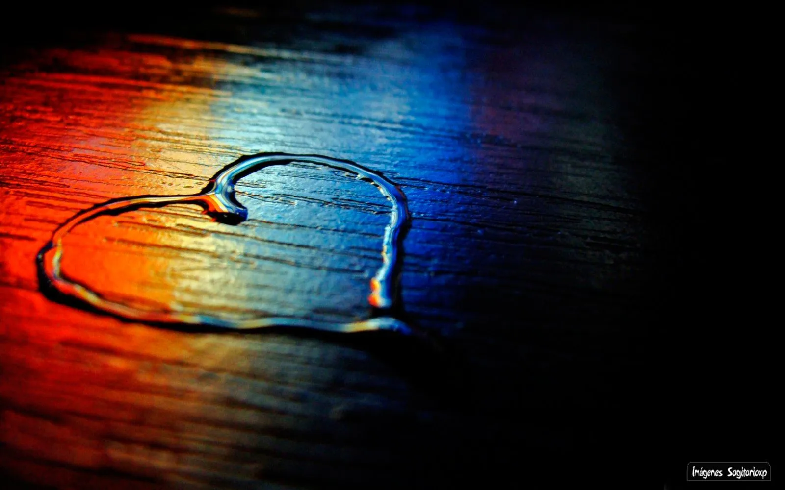 Fondo de pantalla | Corazón de agua - Imágenes Para Compartir ...