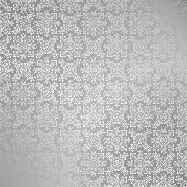 Fondo de pantalla de Damasco plata inconsútil — Vector stock ...