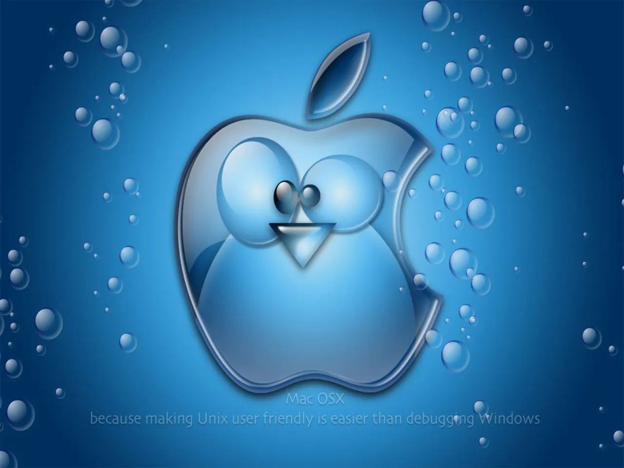 fondo de pantalla de manzana de apple bajo el agua