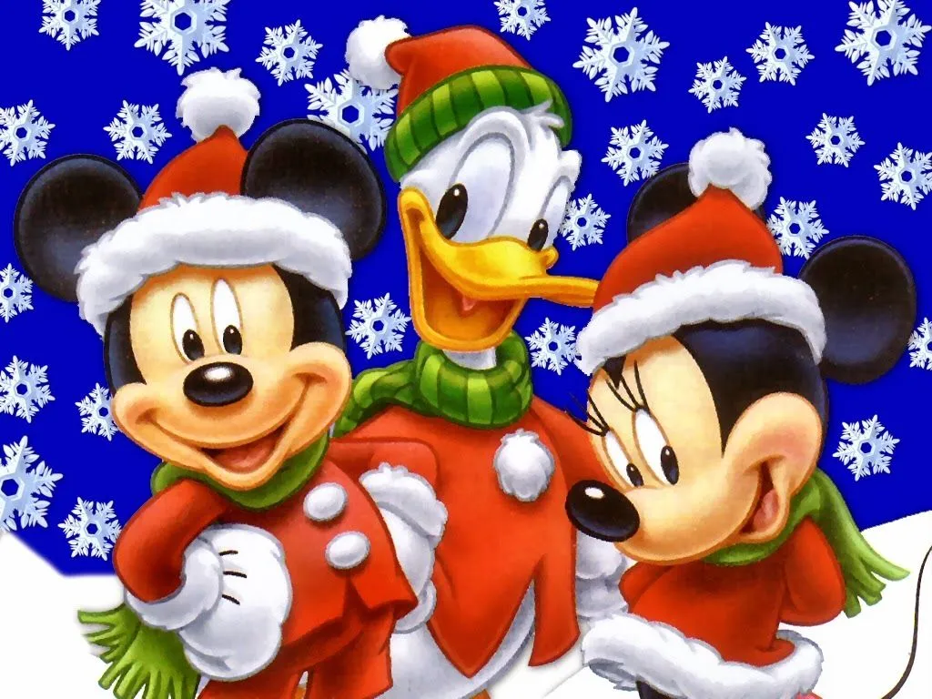 Fondo de Pantalla de Micky Mouse y sus AMigos en Navidad ... Fondo de Pantalla de Micky Mouse y sus AMigos en Navidad ...