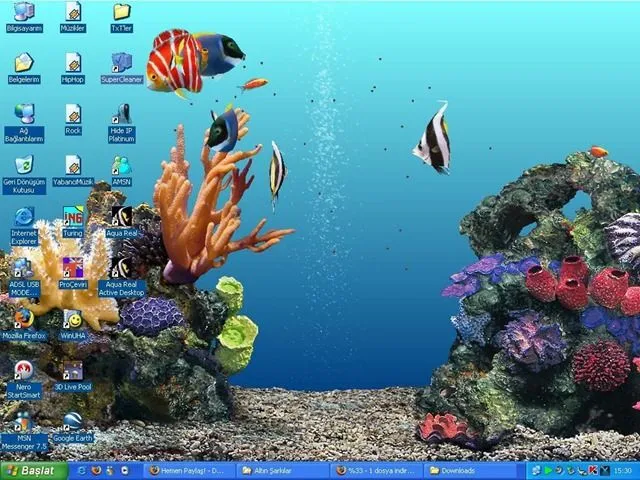 Fondo de pantalla acuario en movimiento gratis - Imagui