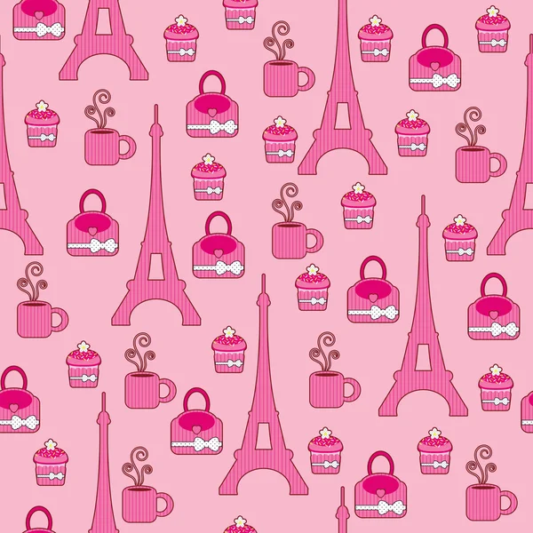Fondo de pantalla de rosa brillante. París — Vector stock ... Fondo de pantalla de rosa brillante. París — Vector stock ...