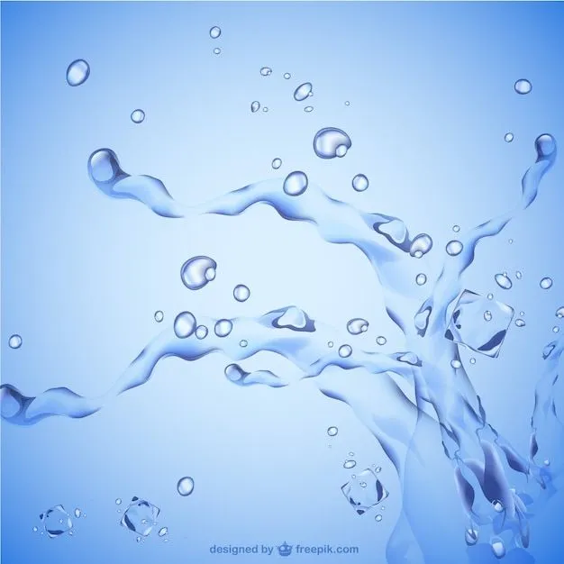 Fondo con salpicaduras de agua | Descargar Vectores gratis