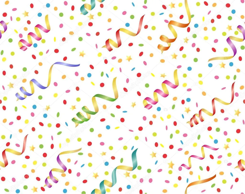 fondo con serpentina y confeti — Vector stock © tatashat # fondo con serpentina y confeti — Vector stock © tatashat #