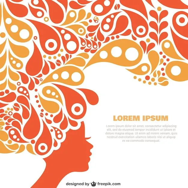 Fondo con silueta de mujer | Descargar Vectores gratis Fondo con silueta de mujer | Descargar Vectores gratis