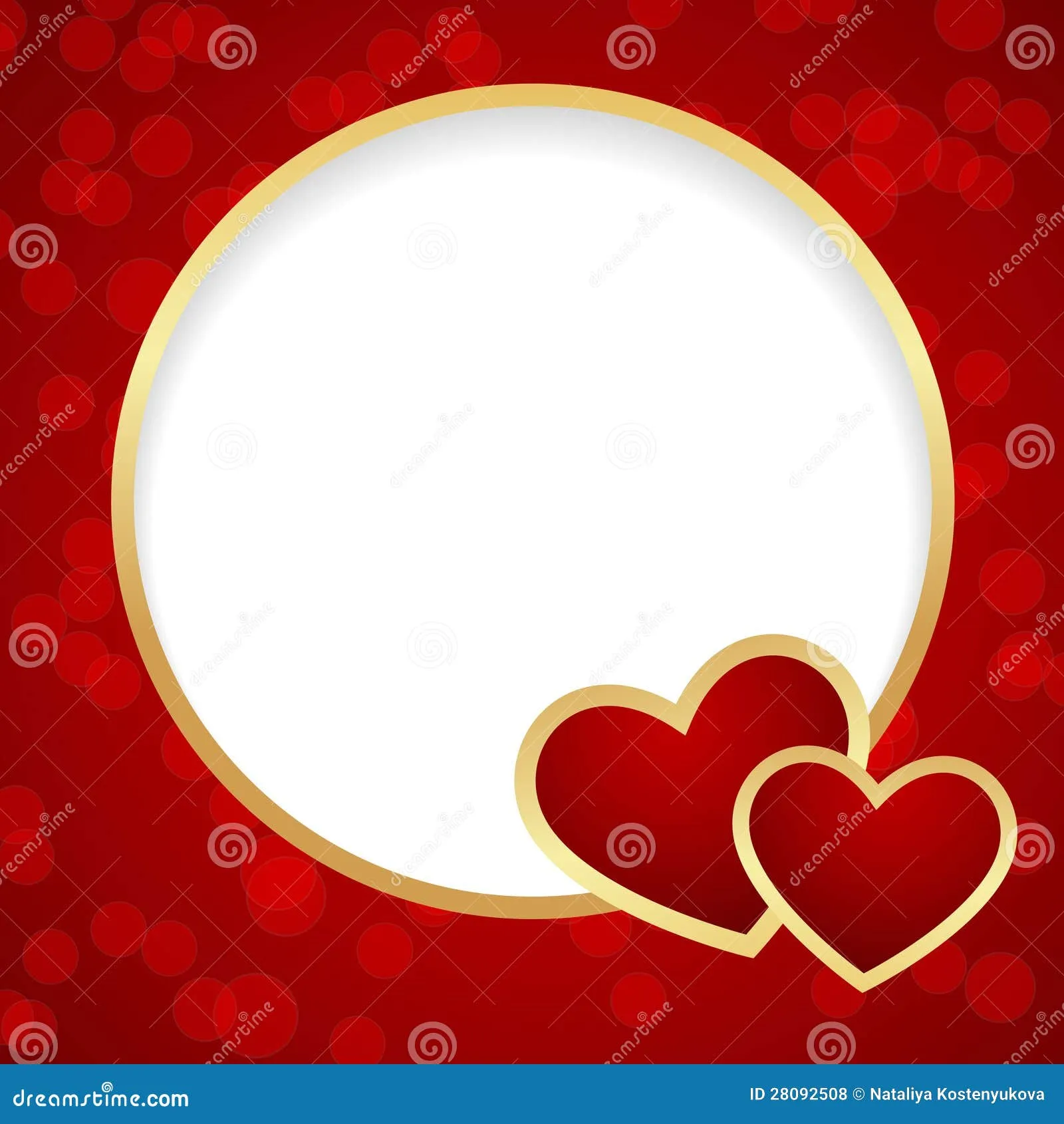 Fondo De La Tarjeta Del Día De San Valentín Fotos de archivo ...