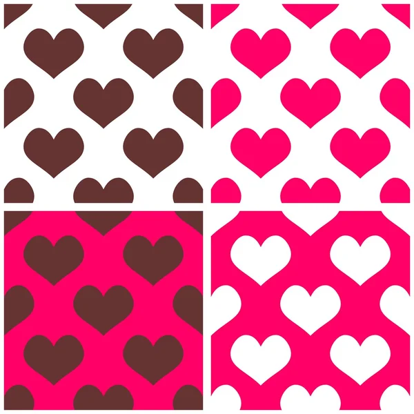 Fondo de vector de color rosa transparente con corazones. Llena de ...