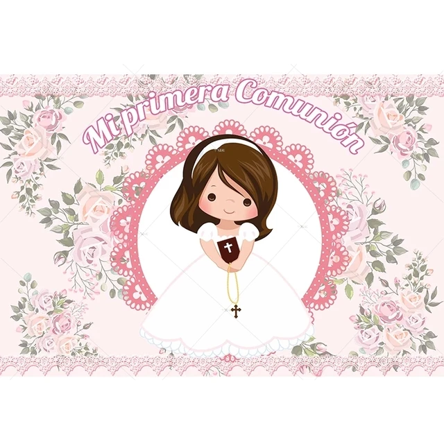 Fondo de vinilo personalizado para decoración de Mi primera comunión, telón de fondo para foto de niña, bautismo, flor rosa, decoración de encaje, Mi Bautizo, Baby Shower - AliExpress Fondo de vinilo personalizado para decoración de Mi primera comunión, telón de fondo para foto de niña, bautismo, flor rosa, decoración de encaje, Mi Bautizo, Baby Shower - AliExpress