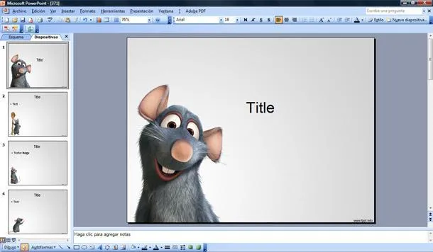 Ratatouille Plantilla PPT | Plantillas PowerPoint Gratis