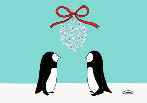 Fondos Animados | Gifs navideños con pingüinos amorosos que se ... Fondos Animados | Gifs navideños con pingüinos amorosos que se ...