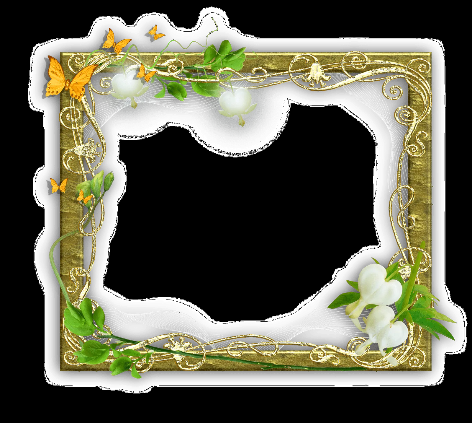 Marcos Florales para Fotos - Formato PNG - Gratis! - Marcos Gratis ...