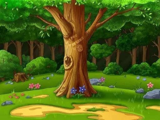 Fondos de caricaturas en el bosque - Imagui