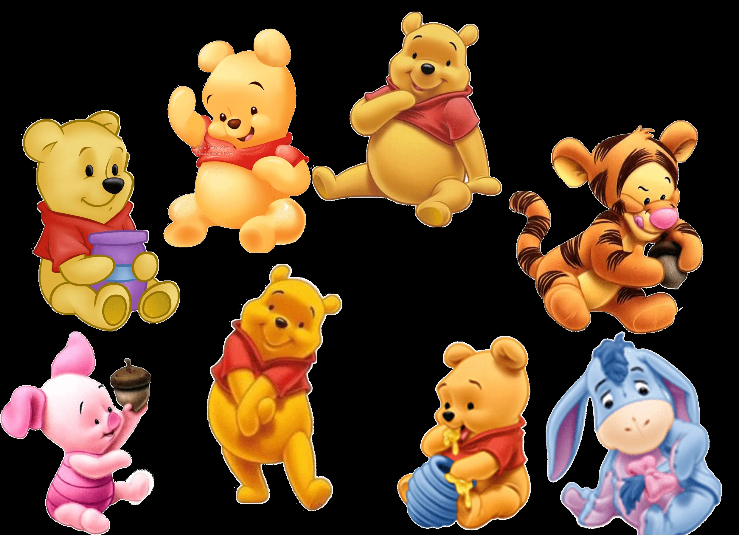 Marcos de Winnie Pooh bebé - Imagui