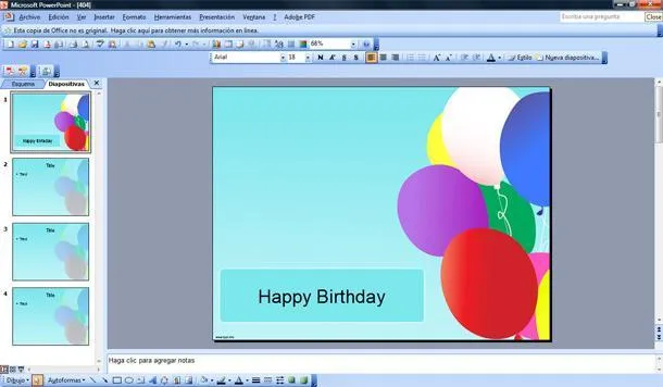 Globos Coloridos Plantilla PPT | Plantillas PowerPoint Gratis