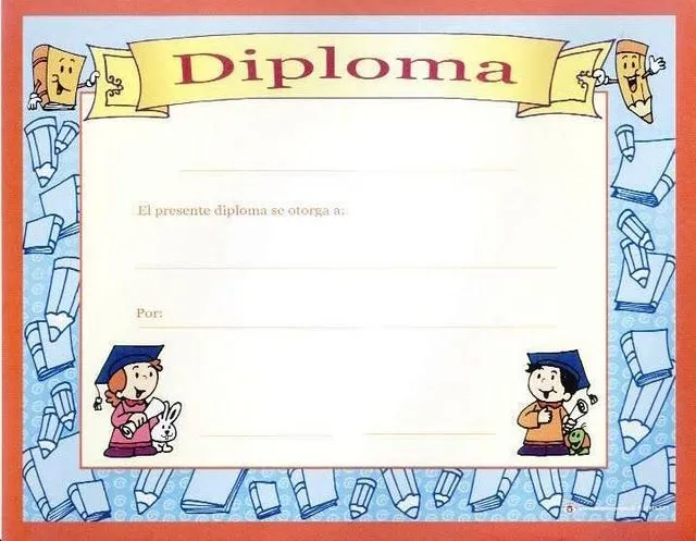 Fondos para diplomas niños - Imagui