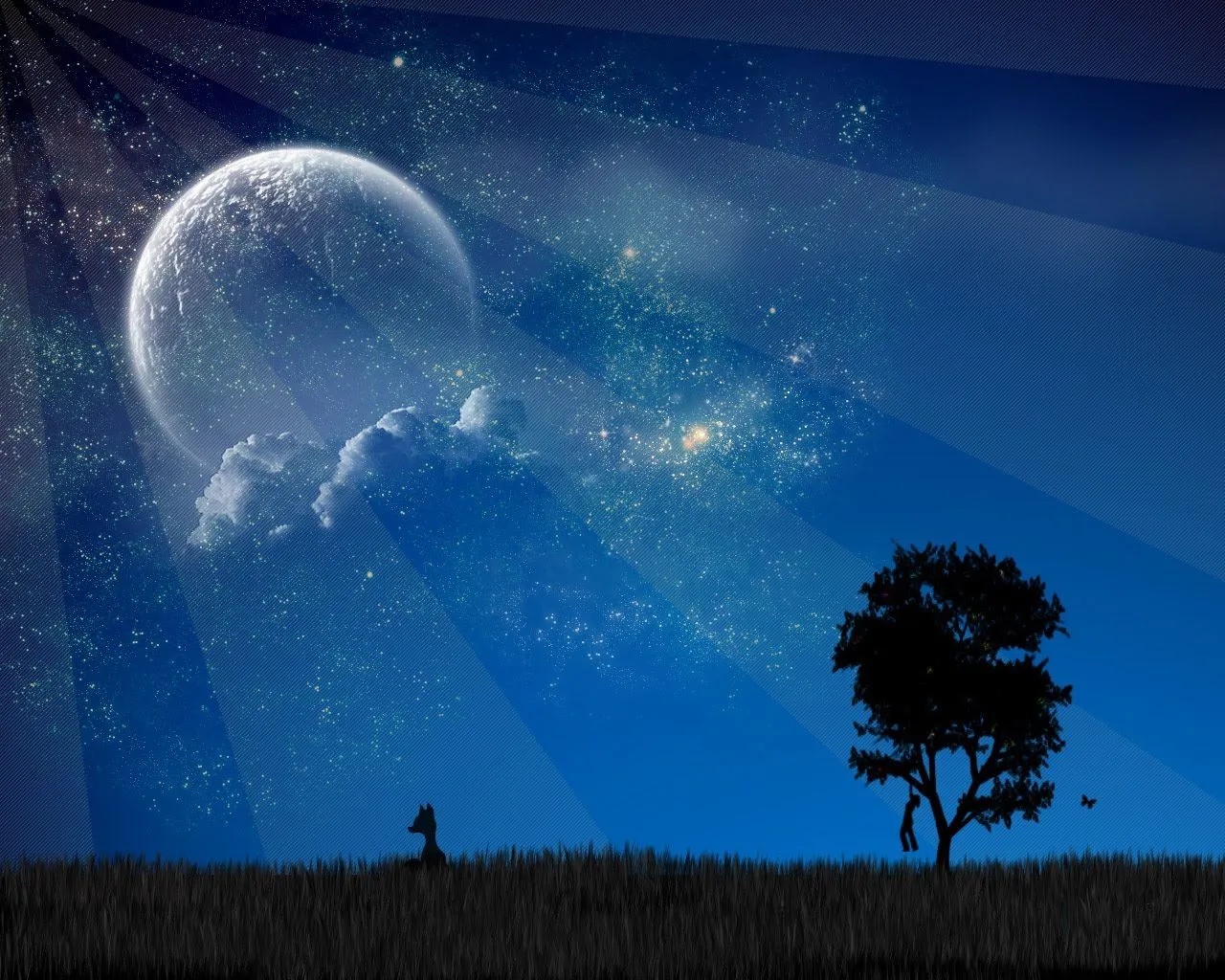 Fondos De Escritorio: Bonito Fondo Azul