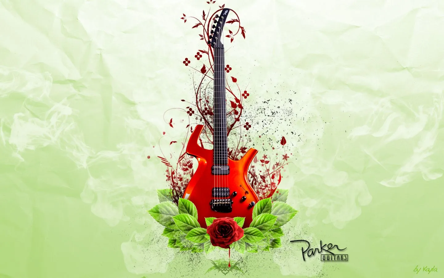 Fondos de escritorio » Guitar-Wallpaper-photoshop-6855824-1440-900