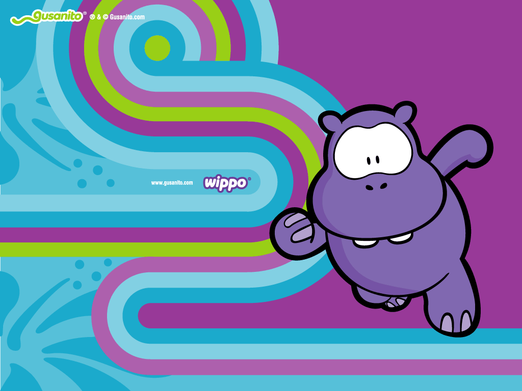 Fondos de escritorios de Gusanito - Wippo el hipopotamo Fondos de escritorios de Gusanito - Wippo el hipopotamo