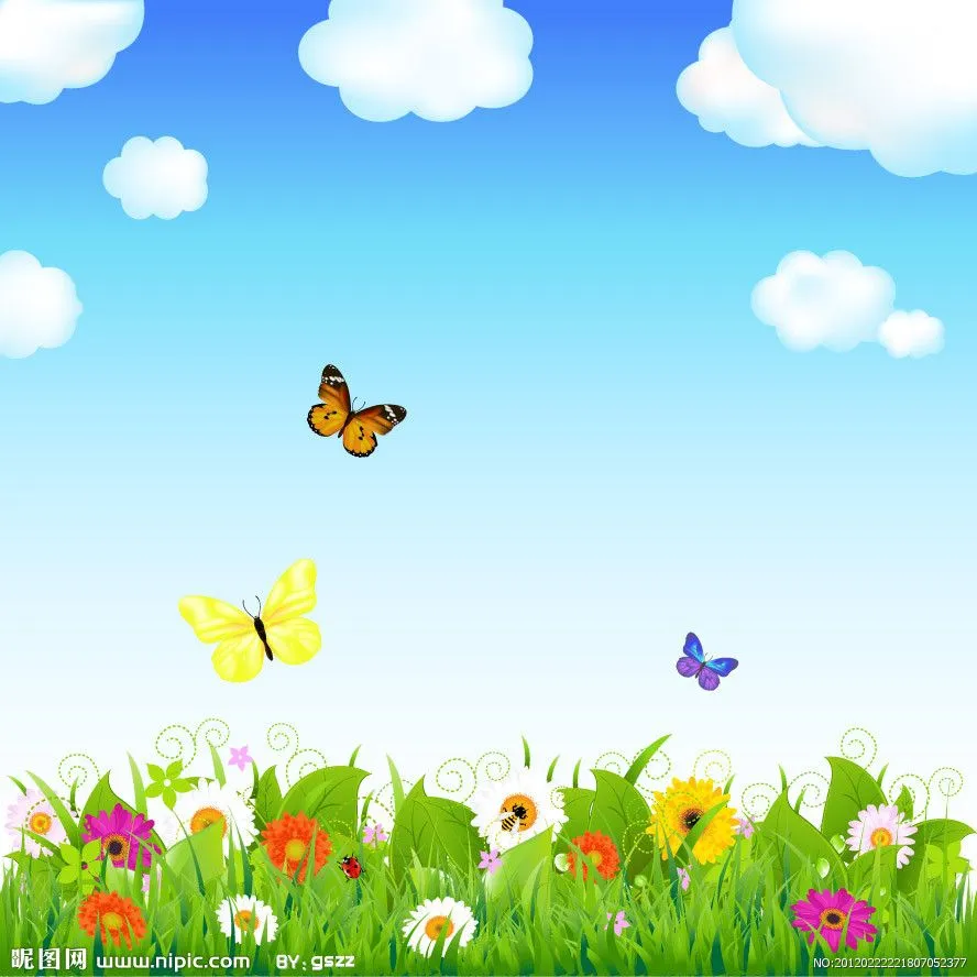 Fondos de flores, mariposas y estrellas(vectores)