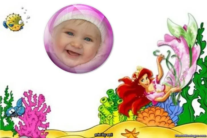 Fotomotajes Infantiles - Sirenita | Fotomontajes Infantiles