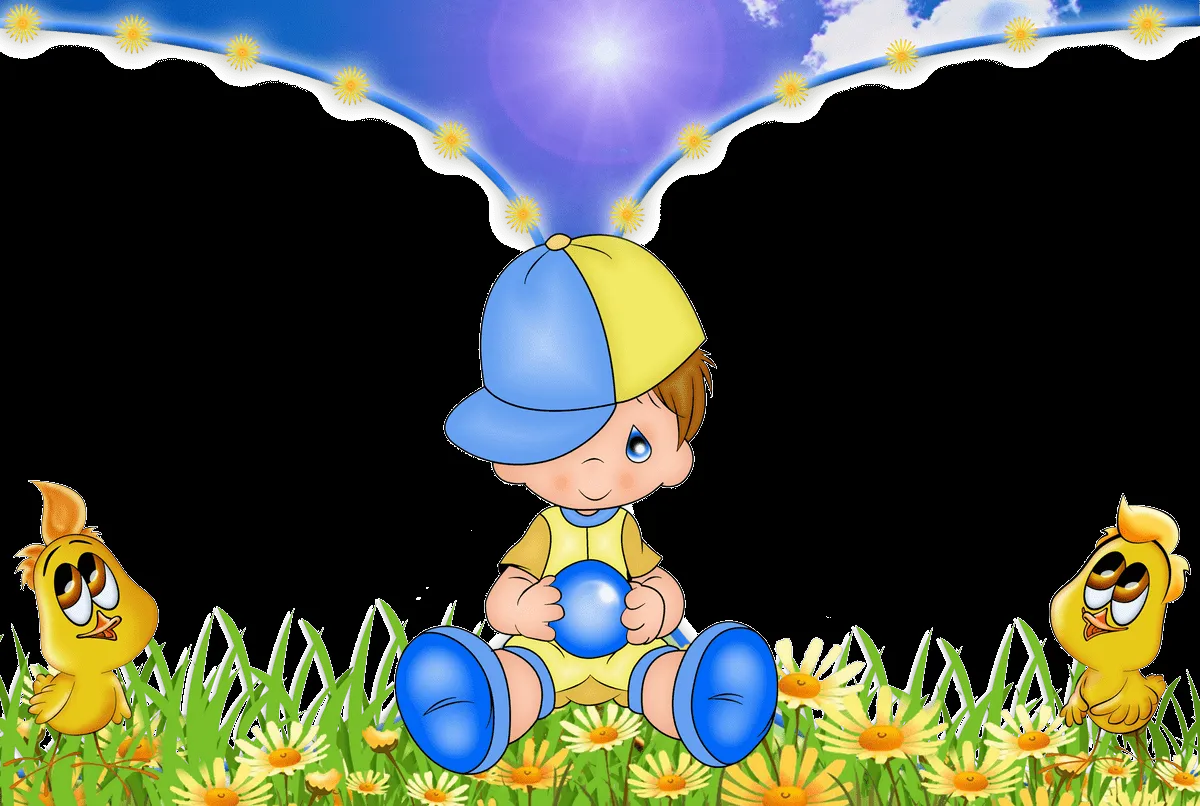 5 Fondos de Fotos para Niños en png. Variados Diseños. ~ Marcos ...