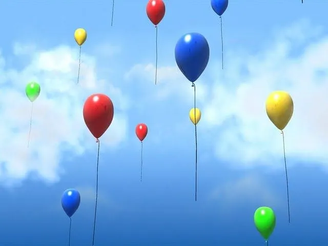 Fondo infantiles globos - Imagui