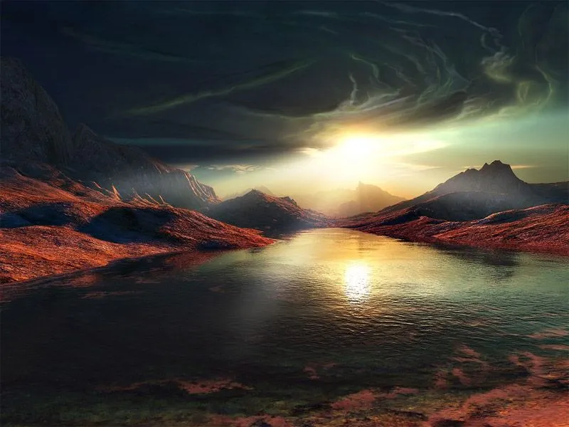 Fondos - Hermoso atardecer