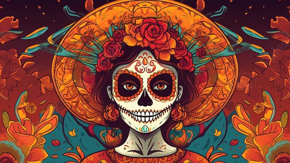 Fondos Ilustración De Dibujos Animados De Calavera Aterradora Para Power  Point y Diapositivas Descarga Gratis - Slidesdocs