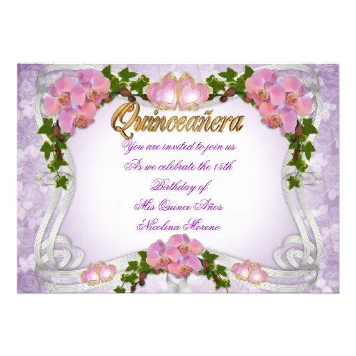 Felicitaciones a quinceañera - Imagui