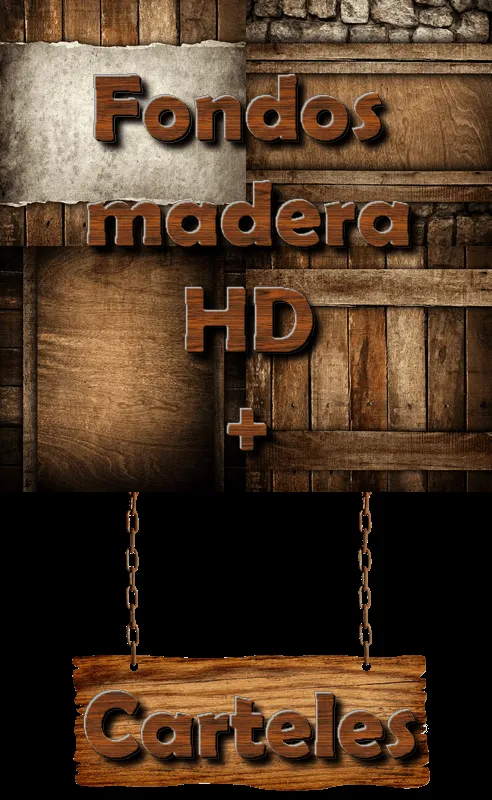 Fondos madera HD + Carteles [PNG][Zippyshare ...