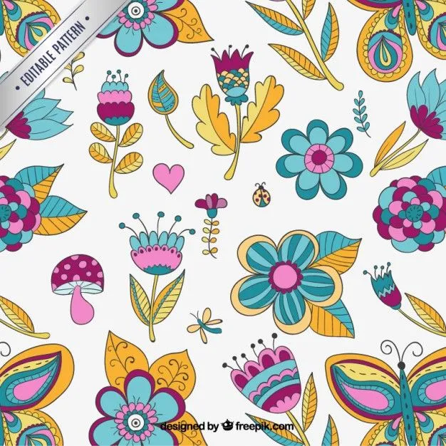 Fondos con Motivos Florales en Vectores | Jumabu Fondos con Motivos Florales en Vectores | Jumabu